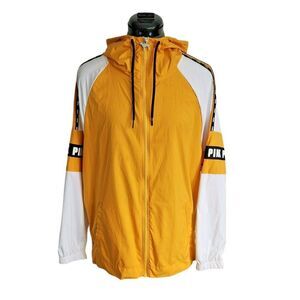 Pink‎ by Victoria's Secret Windbreaker with Breakaway Sides Size XS